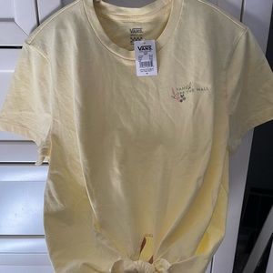 Yellow Vans new T-shirt s-m